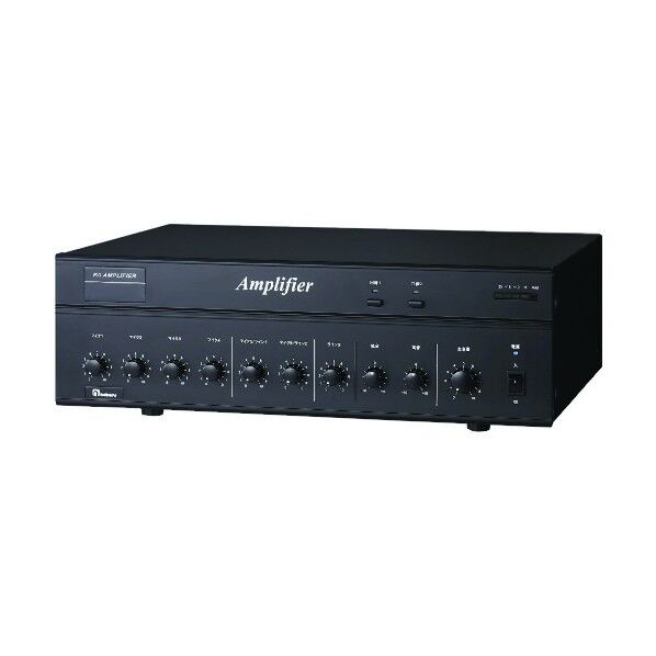 構内放送用アンプ、スピーカー(トランス付き) 卓上型アンプ