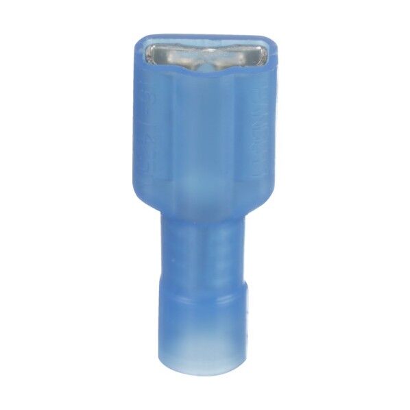 ナイロン完全絶縁被覆付圧着端子 オス型 電線サイズ:AWG16~14/1.25~2sq 250タブ EDNF14250FIMB-Q 25個