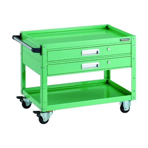 イーグルワゴン 750X500XH600 引出付 ヤンググリーン EGW-672V2-YG 1点