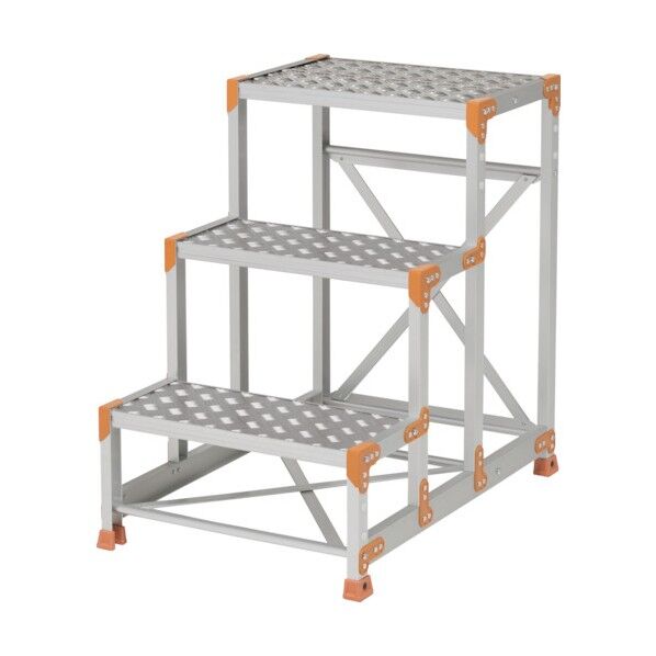 作業台 FGC型 3段W600×D400×H900踏ざん奥行250 FGC-3690-25 1点