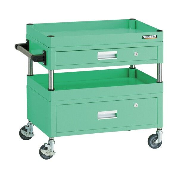 フレックスワゴン 750X500 引出付 YG色 FLW-622VZYG