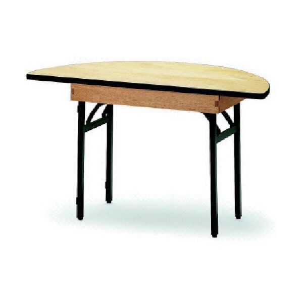 ※法人専用品※藤沢工業 レセプションテーブル 半円型 1200φ1/2 ハカマ付 FRT-120HR 1点...