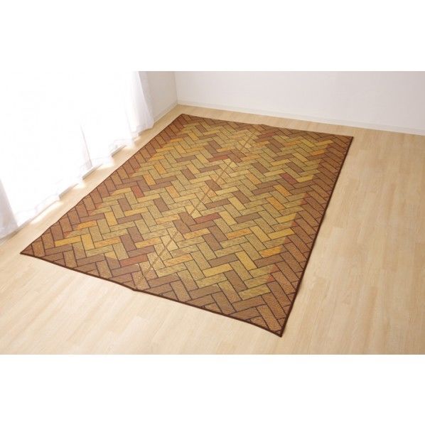 Fレンガ ブラウン 191×191cm 1714620 1枚