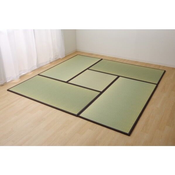 あぐら 4.5畳セット ナチュラル (82×164×1.7cm)×4枚、(82×82×1.7cm)×1枚 8317840 1枚