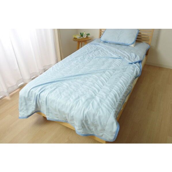 モコ 合わせケット ブルー 140×190cm 1563009 1枚