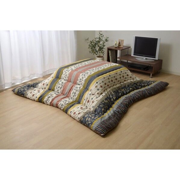 わらび ネイビー 205×205cm 5987819 1枚