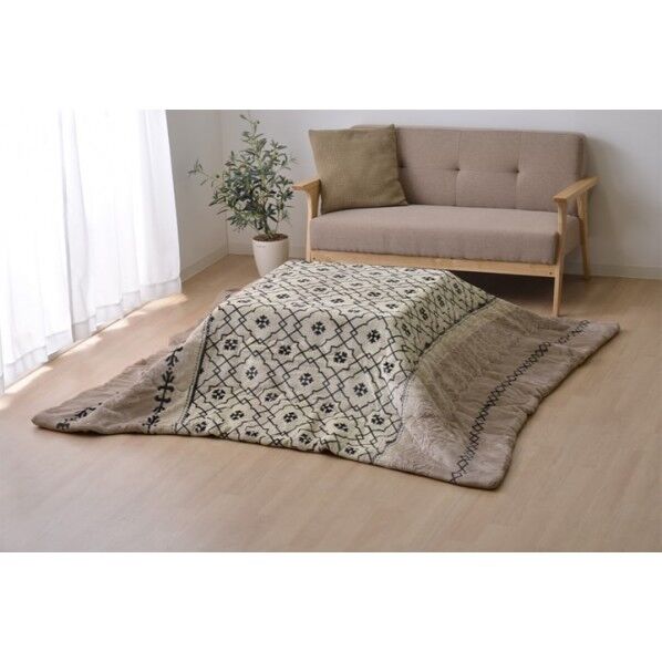 ブル―ジュ ベージュ 190×190cm 6814409 1枚