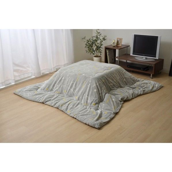 ミリオン 厚掛け グレー 185×185cm 9810019 1枚