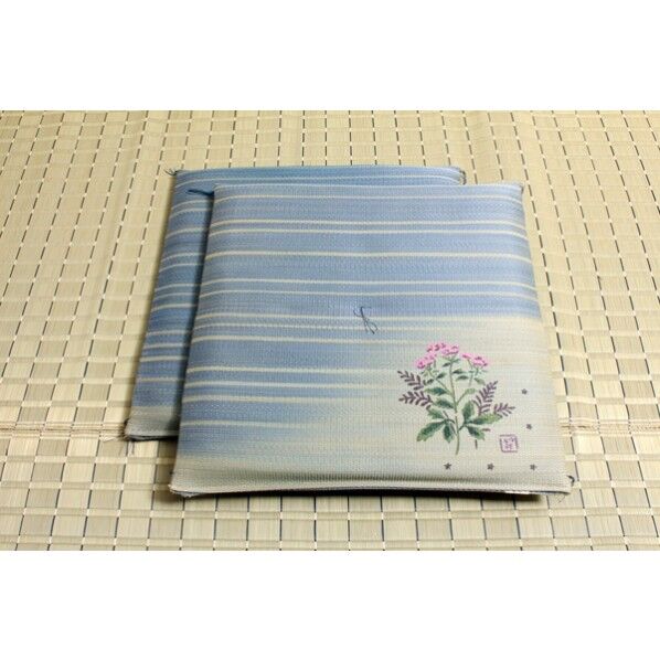 藤袴(ふじばかま)捺染返し座布団2枚組 55×55cm×2P 3114720 1枚