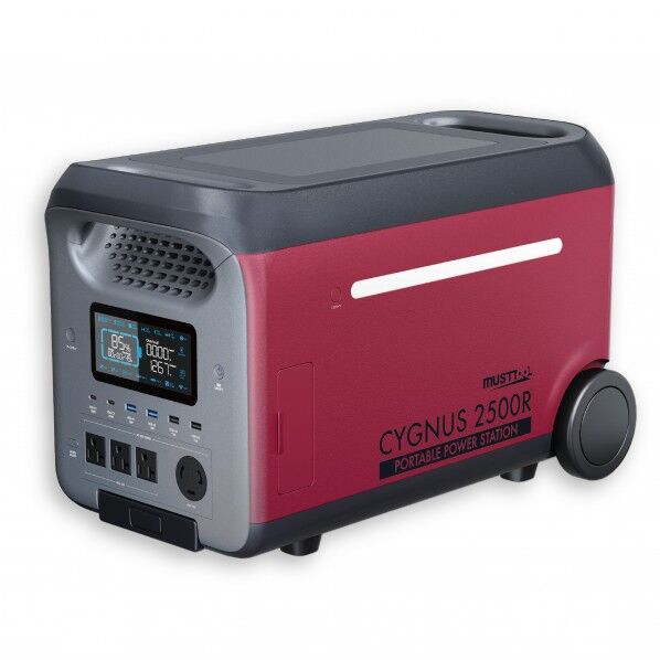 イチネンアクセス(ツール) 88205 (PB-2500R) ポータブル電源 CYGNUS 2500R 536mmx303mmx343mm PB-2500R 1台