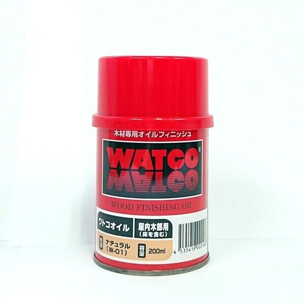 北三 ワトコオイル浸透性木材用塗料 200ml ナチュラル W-01 1缶...
