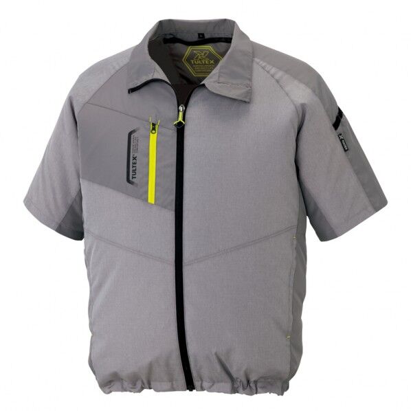 半袖ジャケット(空調服TM)(男女兼用)AZ50198-104モクグレーSS 104モクグレー SS 50198 1枚