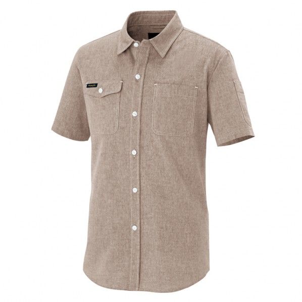 半袖シャツ(男女兼用)AZ64437-022ブラウン4L