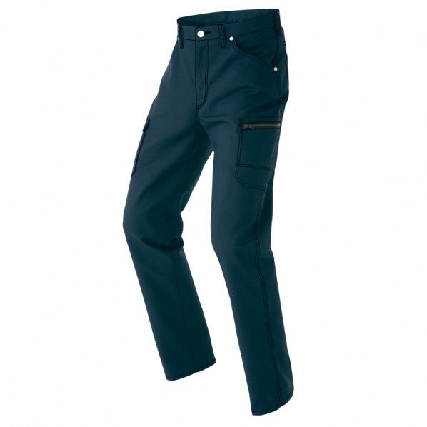 カーゴパンツ(ノータック)(男女兼用) 008ネイビー LL AZ-64451-008 1枚