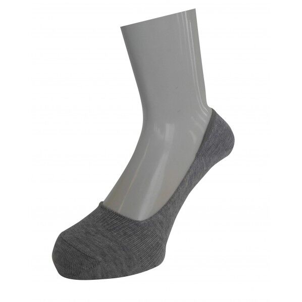 ココピタ 丸編み無地浅 CV 浅履き スニーカーソックス Mグレー 25cm ~ 27cm 570-217-26-60 1足