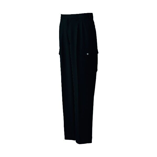 冬 ツータックカーゴパンツ ブラック色 73サイズ WA20155-9-73 1点