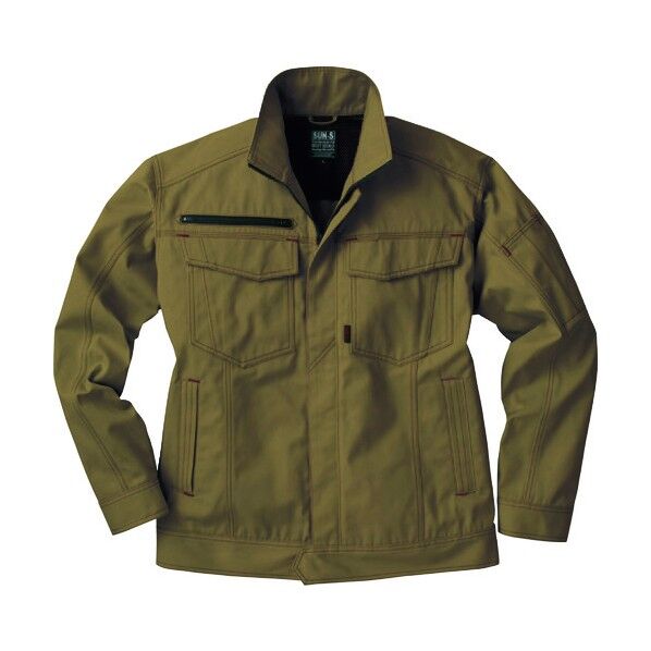 冬 長袖ブルゾン キャメル色 Lサイズ WA21711-20-L 1点