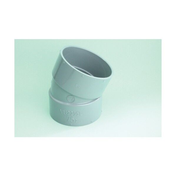 VU継手 22゜1/2エルボ