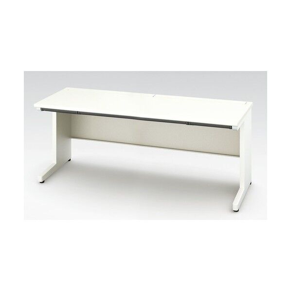 平デスク(浅型引出し仕様) XEHH187F-S-WH 1点