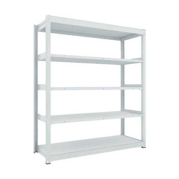 TUG型中量ボルトレス棚 5段 単体型