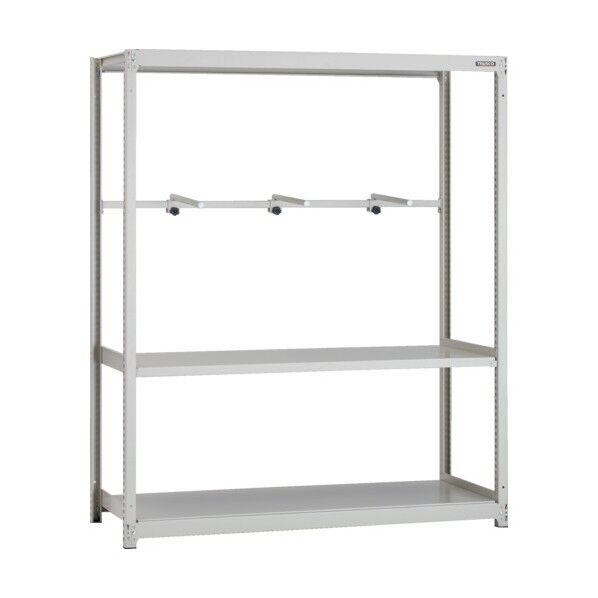 軽中量ボルトレス棚M2型 3段、アーム1段 単体型
