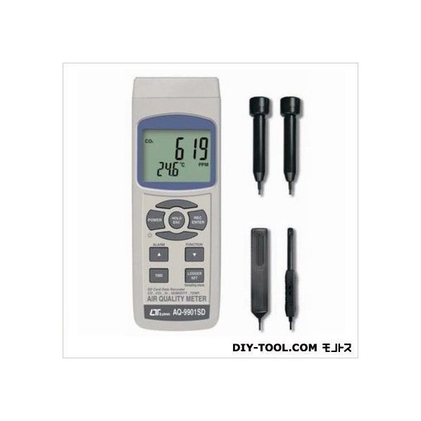 マルチ空気質チェッカー W68XH177XD45mm AQ-9901SD 1個