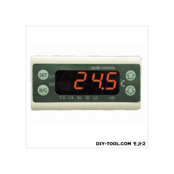 デジタル温度コントローラー W80XH40XD68mm AUM-1000NA 1個
