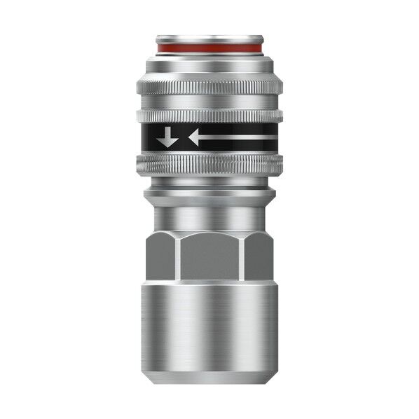 シリーズ115 カップリング フラットフェース 安全ロック機構付 G1/4メネジ