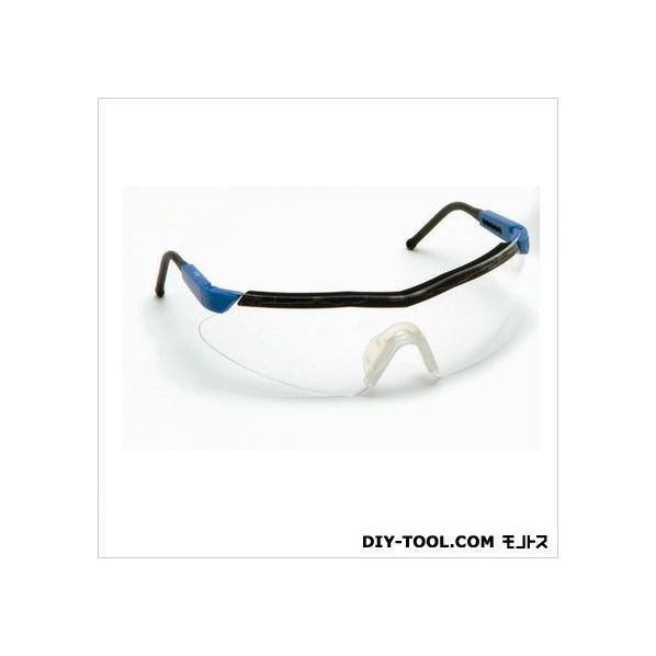 保護メガネ/透明 フレームブルー W148XH53mm RS-18 1個