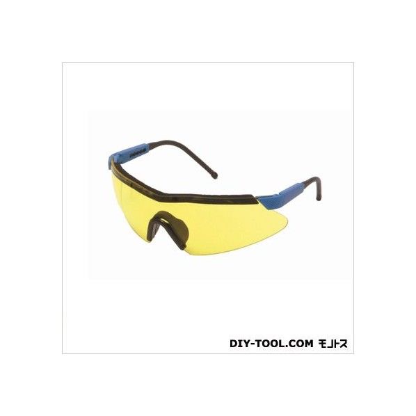 遮光メガネ/イエロー フレームブルー W148XH53mm RS-18 1個