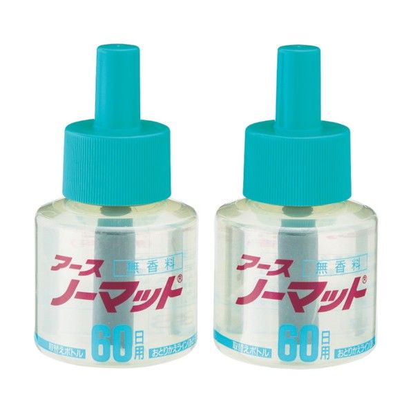 アース ノーマット取替えボトル60日用無香料2本入り 2本