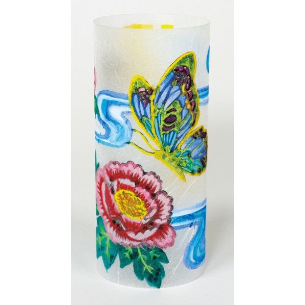 簡単和紙アート クリスタルドームランプ付