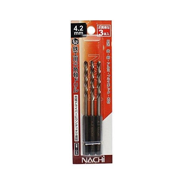 六角軸鉄工ドリル3本組 PB 4.2mm 072637 3本