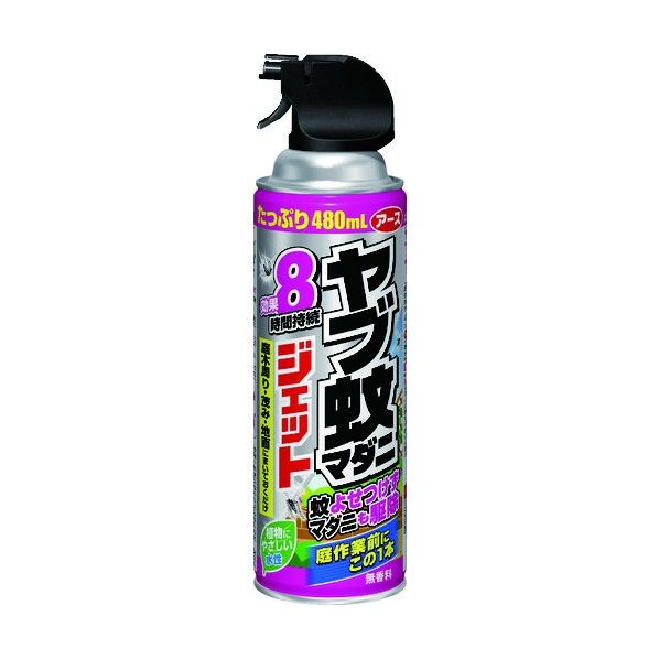 アース ヤブ蚊マダニジェット 屋外用480ml 162311 1