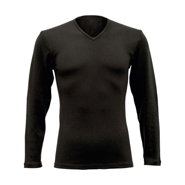 サーモワン Vネック長袖 メンズ/BLK