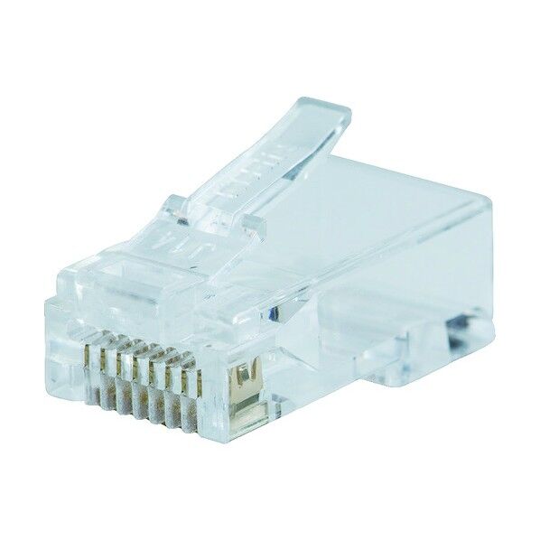 Pass-Thruモジュラープラグ RJ45 CAT5E VDV826728A 10個