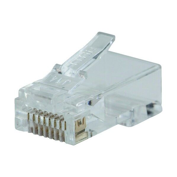 Pass-Thruモジュラープラグ RJ45 CAT6 VDV826729A 10個
