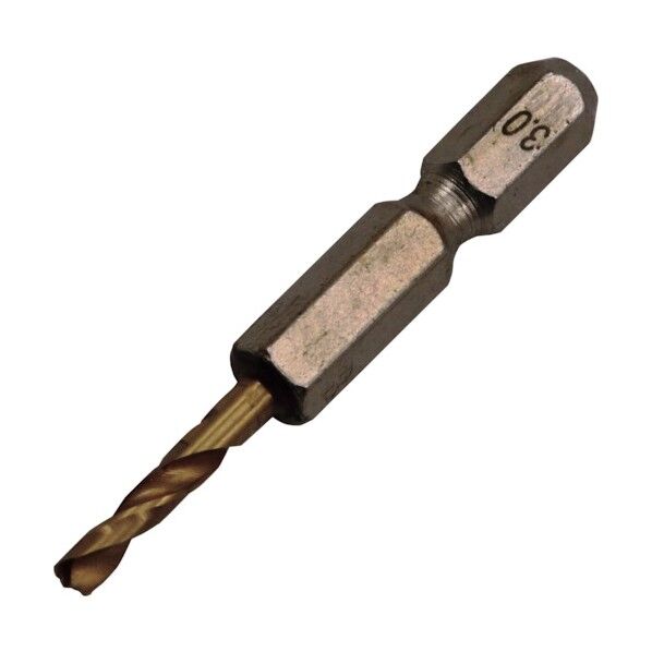 リリーフ 2本組六角軸ショートドリル 3.0mm 26843 1組