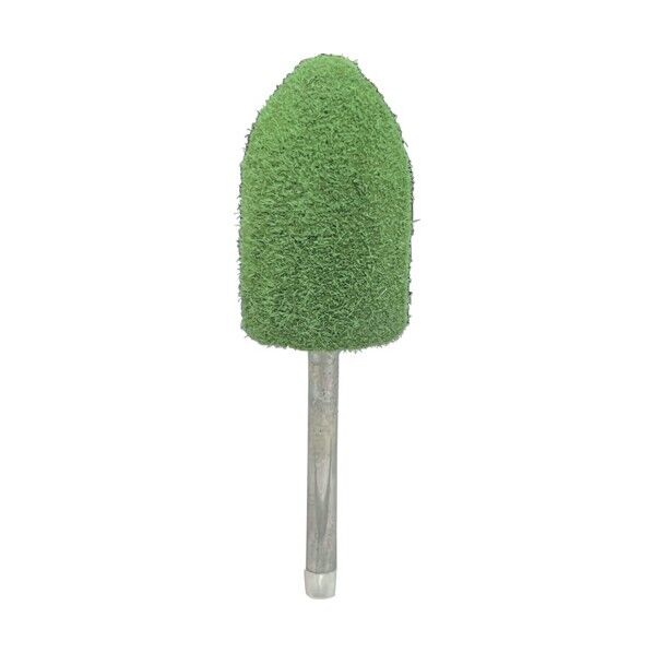 軸付フェルトバフ円筒型幅 mm 25全長 mm :58 F3715 5袋