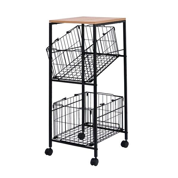 バスケットワゴン2段