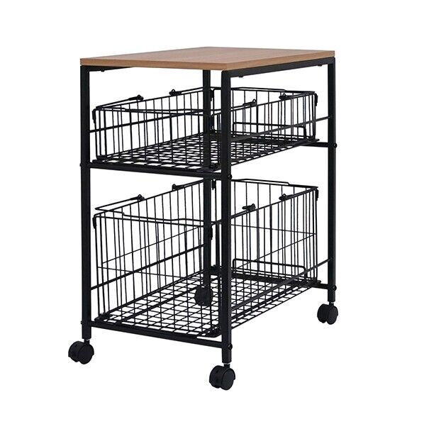 フクダクラフト 押入れ収納ラック 幅37×奥行56.5×高65cm ブラック BS-W1265 BK 1台