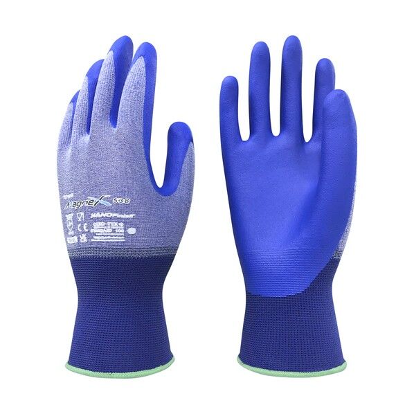 ニトリル背抜き手袋 MagneX538 10/ XL 538-10XL 1点...