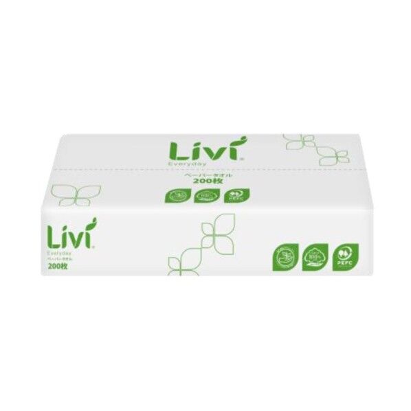 8784 GLペーパータオルR中判 RDGV 200枚...