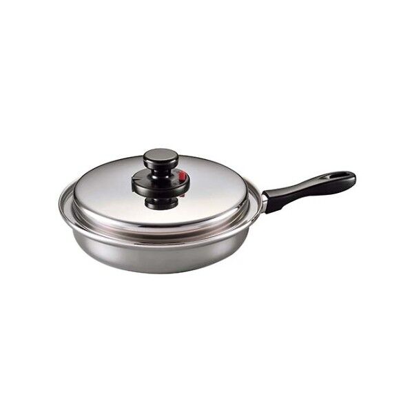 18-10 エクストラ 蓋付フライパン 24cm 4232500 61-6521-46 1点