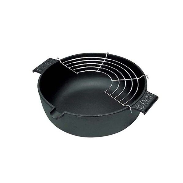 五進 鉄 S型 天ぷら鍋 23cm(G-61) 3279900 61-6531-48 1点