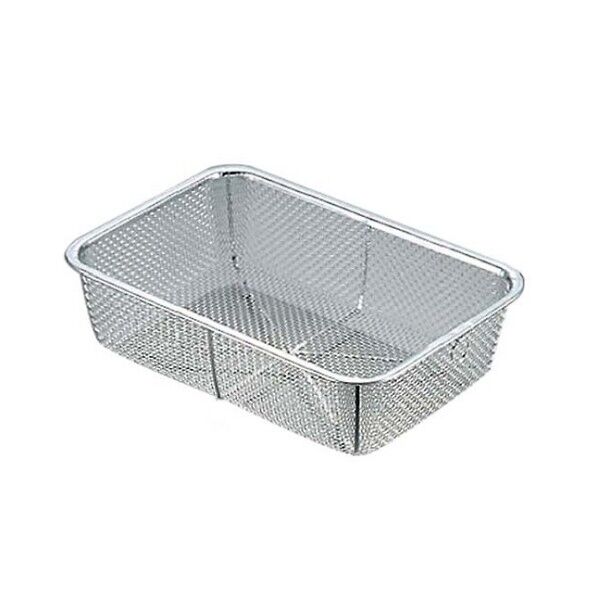 18-8 特角深型 ザル 8号 355×240 5643800 61-6554-85 1点