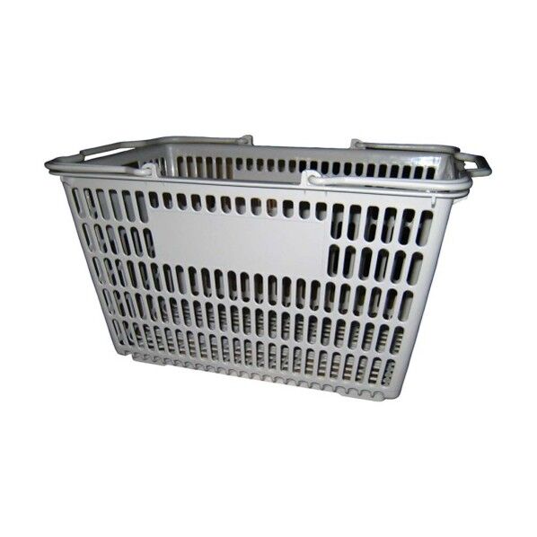 ショッピングバスケット F-101 8070510 ライトグレー 61-6567-26 1点
