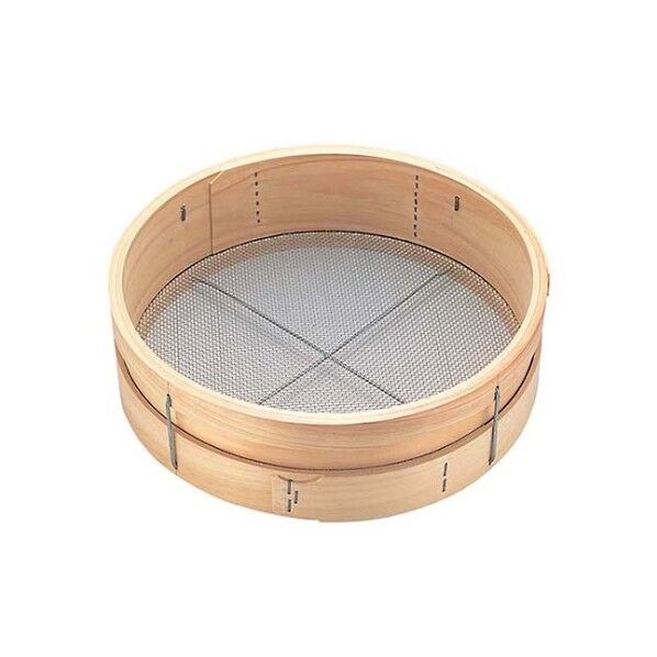 木枠 ステン張 砂糖フルイ 8寸(24cm)10メッシュ 8705500 61-6591-33 1点