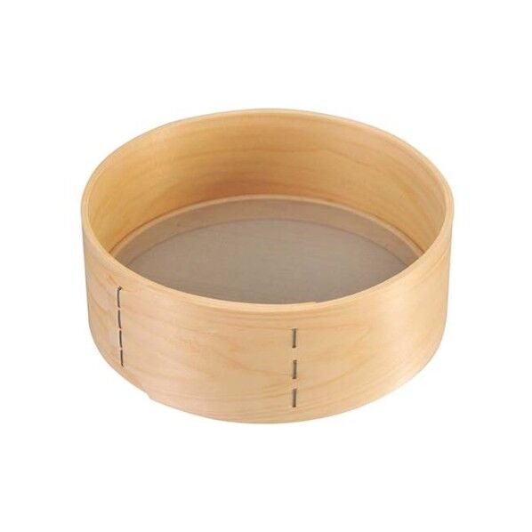 木枠 ステン張 粉フルイ 細目(40メッシュ)9寸 3073720 61-6591-01 1点