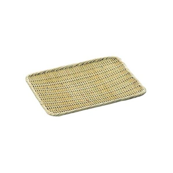 竹製 角盆ザル 8寸(180×240) 5567900 61-6582-27 1点